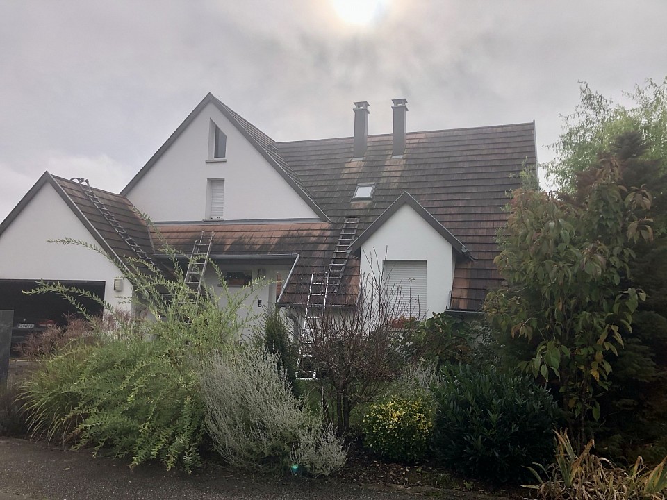 Nettoyage, toiture vapeur